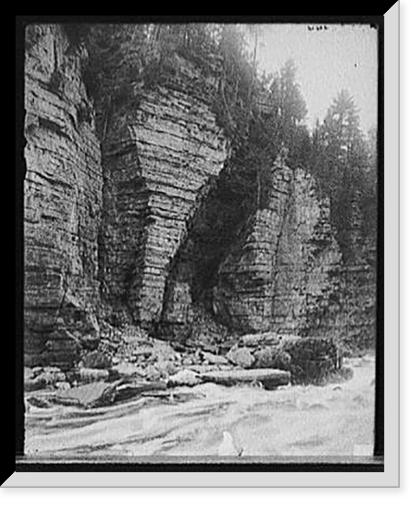 Historic Framed Print, [Elephant's Head, Ausable Chasm, N.Y.],  17-7/8" x 21-7/8"