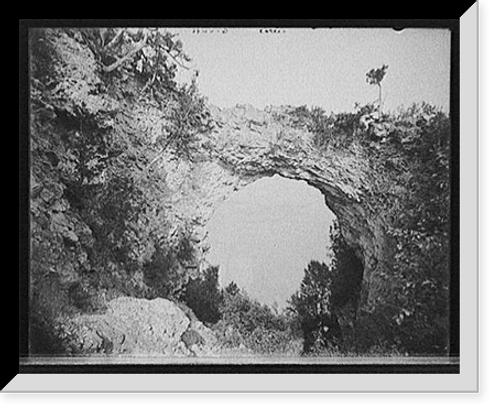 Historic Framed Print, [Arch Rock, Mackinac Island, Mich.] - 2,  17-7/8" x 21-7/8"