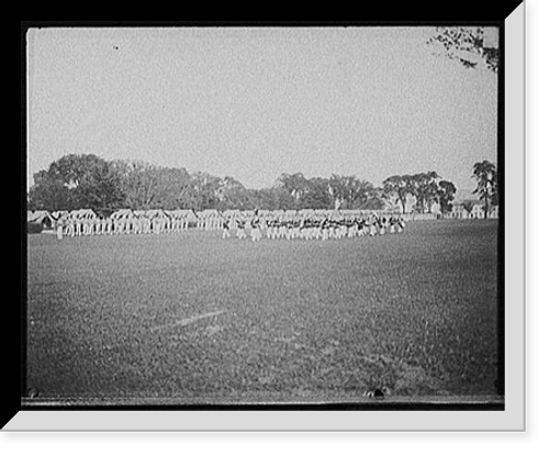 Historic Framed Print, [Dress parade, band passing in review, West Point, N.Y.],  17-7/8" x 21-7/8"