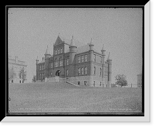 Historic Framed Print, Von Ronke Library, Syracuse University, Syracuse, N.Y.,  17-7/8" x 21-7/8"