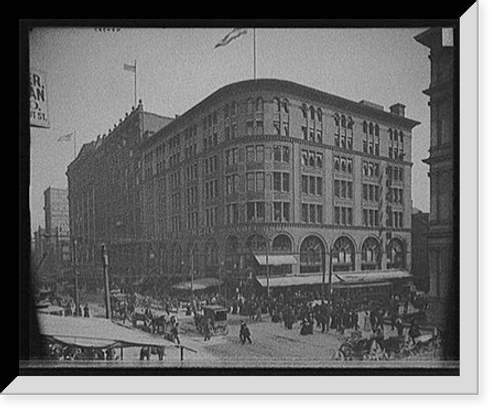 Historic Framed Print, [Gimbel Brothers Store, Philadelphia, Pa.] - 2,  17-7/8" x 21-7/8"