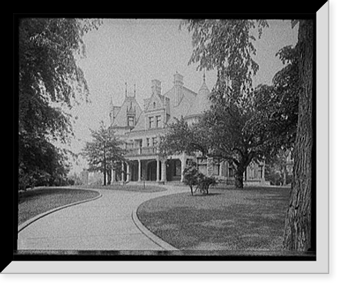 Historic Framed Print, [D.B. Wesson's residence, Springfield, Mass.] - 2,  17-7/8" x 21-7/8"