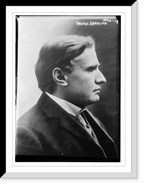 Historic Framed Print, Walter Damrosch - 3,  17-7/8" x 21-7/8"