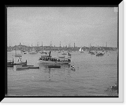 Historic Framed Print, [Harbor from the neck, Marblehead, Mass.] - 2,  17-7/8" x 21-7/8"