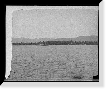 Historic Framed Print, [Kattskill Bay from Kattskill landing, Lake George, N.Y.],  17-7/8" x 21-7/8"