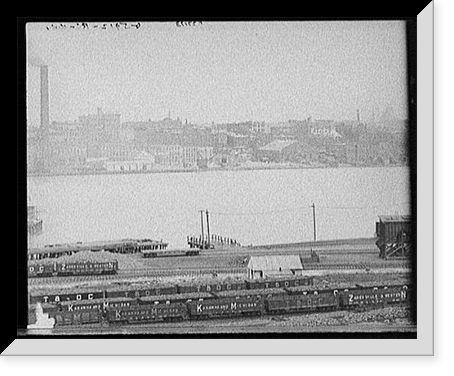Water front, Toledo, Ohio - 3, Antique Print