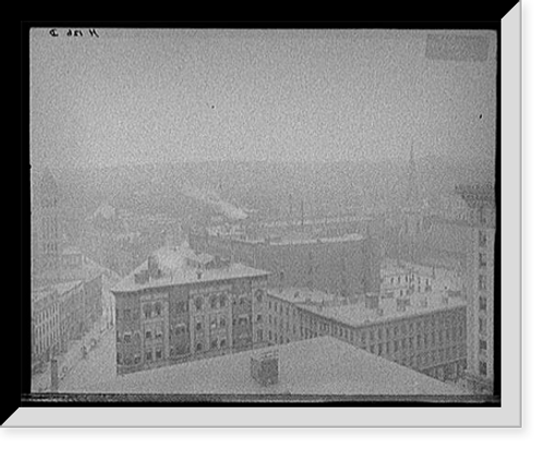 Historic Framed Print, [General view, Syracuse, N.Y.] - 4,  17-7/8" x 21-7/8"