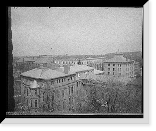 Historic Framed Print, [Campus, University of Michigan, Ann Arbor, Mich.] - 6,  17-7/8" x 21-7/8"