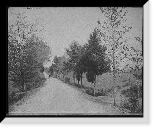 Historic Framed Print, [Alexander Bridge Road, Chickamauga, Ga.],  17-7/8" x 21-7/8"
