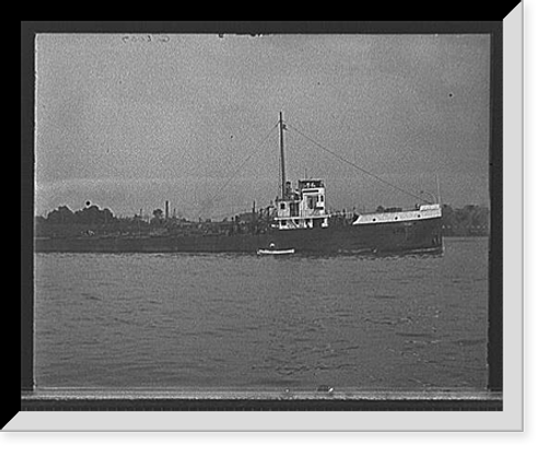 Historic Framed Print, [Throwing the line, U.S. mail service],  17-7/8" x 21-7/8"