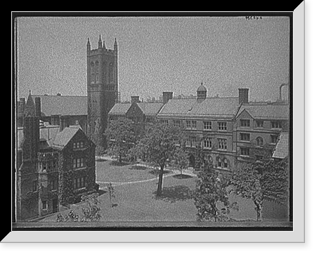 Historic Framed Print, General Theological Seminary, [Chelsea, New York, N.Y.],  17-7/8" x 21-7/8"
