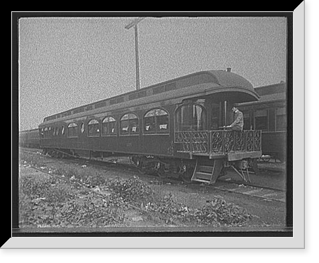 Historic Framed Print, [Pere Marquette Railroad parlor car no. 25],  17-7/8" x 21-7/8"
