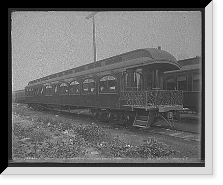Historic Framed Print, [Pere Marquette Railroad parlor car no. 25] - 2,  17-7/8" x 21-7/8"