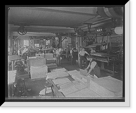 Historic Framed Print, [Press, Richmond & Backus Co., Detroit, Mich.],  17-7/8" x 21-7/8"