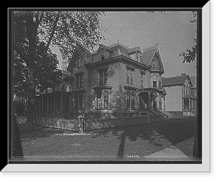 Mrs. Hubbard's residence, corner Second and Joy, Detroit, Mich. Classic, Vintage Print
