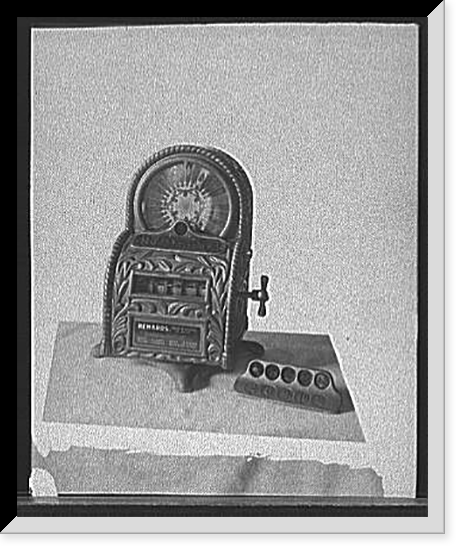 The Caille-Schiemer Co. roulette machine, a little larger Classic, Historic Print