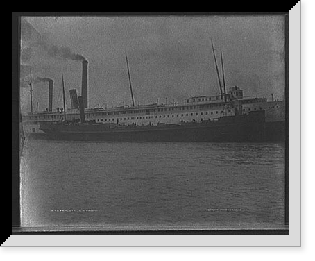 Historic Framed Print, Str. S.N. Parent,  17-7/8" x 21-7/8"