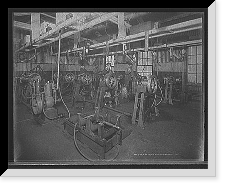 The testing room, Leland & Faulconer Manufacturing Co., Detroit, Mich, Antique Poster