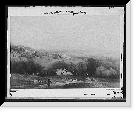 Historic Framed Print, The Alban hills,  17-7/8" x 21-7/8"