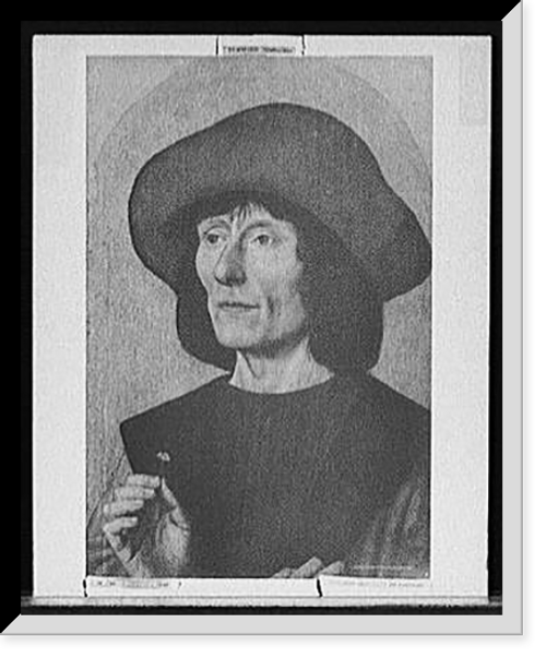 Historic Framed Print, Portrait of a man - 3,  17-7/8" x 21-7/8"
