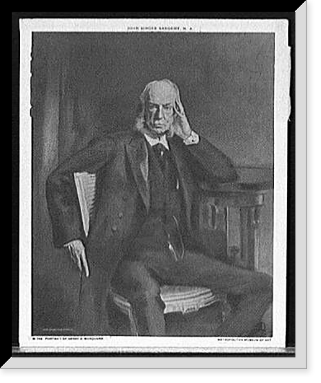 Henry G. Marquand, seated in chair, full-length portrait, Historic Print