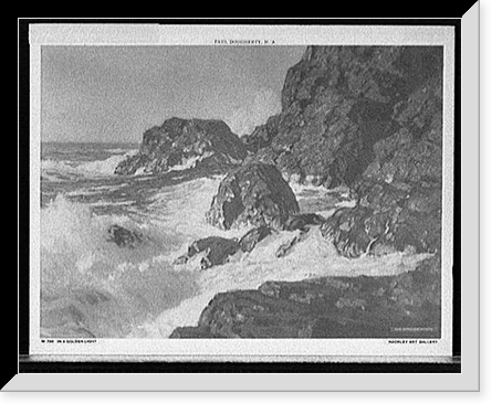 Historic Framed Print, In a golden light,  17-7/8" x 21-7/8"