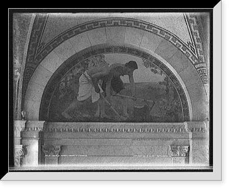 Labor, by Pearce, Library of Congress, Antique Wall Art