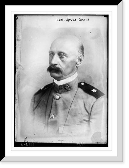 Historic Framed Print, Gen. Jacob Smith,  17-7/8" x 21-7/8"