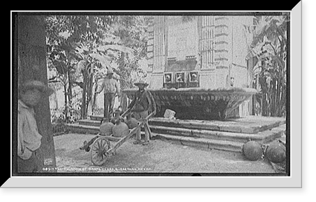 The fountain of Santa Clara, Queretaro, Mexico, Historic Reproduction