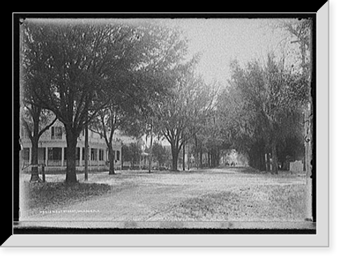 Historic Framed Print, West Street, Orlando, Fla.,  17-7/8" x 21-7/8"