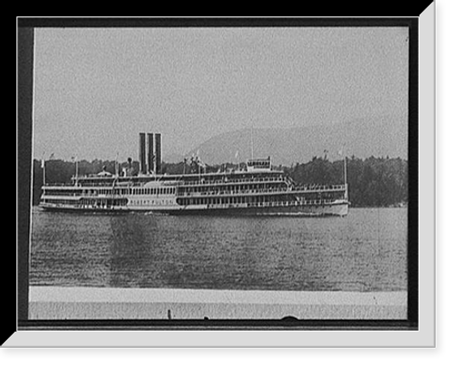 Historic Framed Print, [Steamer Robert Fulton, possibly on Hudson River] - 2,  17-7/8" x 21-7/8"