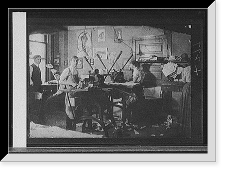 John Klibba printing shop, Antique Print