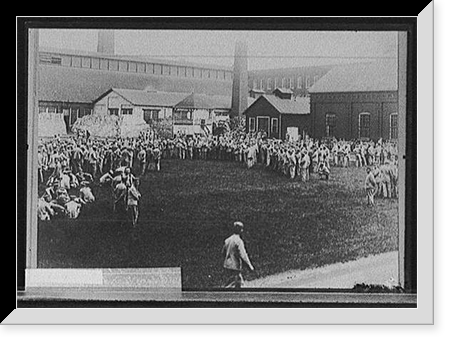 Prison yard, Jackson, Michigan, Antique Poster