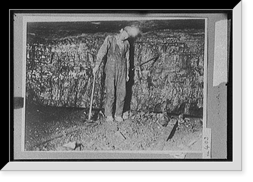 Historic Framed Print, [Coal mine],  17-7/8" x 21-7/8"