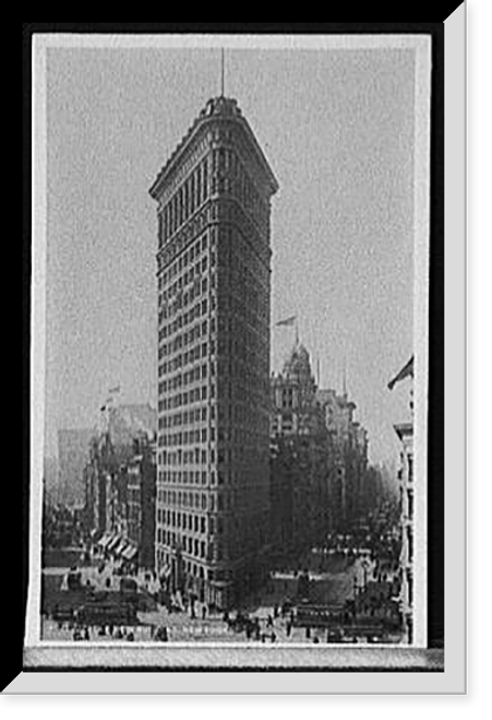 Historic Framed Print, Flat Iron [i.e. Flatiron] Building, New York,  17-7/8" x 21-7/8"