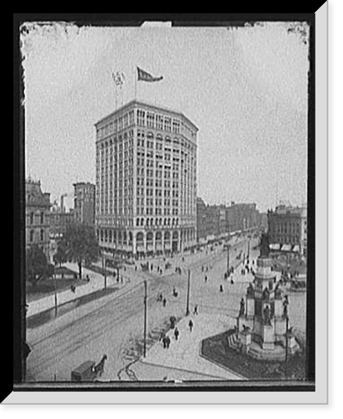 Historic Framed Print, [Majestic Building, Detroit, Michigan],  17-7/8" x 21-7/8"