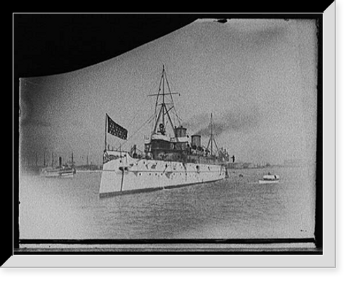 Historic Framed Print, U.S.S. Minneapolis - 3,  17-7/8" x 21-7/8"