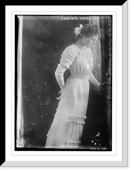 Historic Framed Print, Genievive Clark,  17-7/8" x 21-7/8"