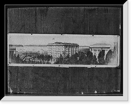 Hotel Lincoln and public library, Seattle, Washington, Antique Wall Art