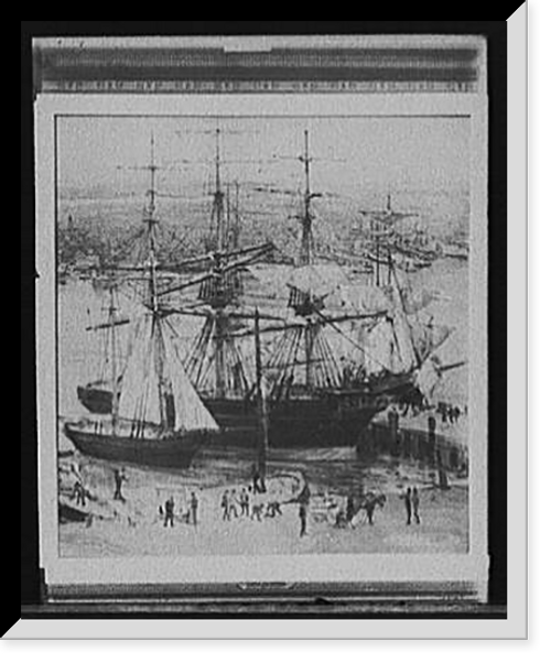 Historic Framed Print, [New York harbor],  17-7/8" x 21-7/8"