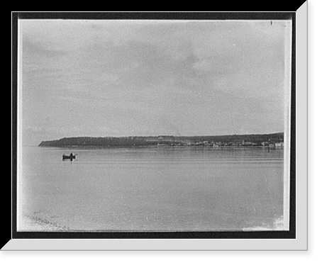 Mackinac Island from Round Island - 15, Vintage Poster