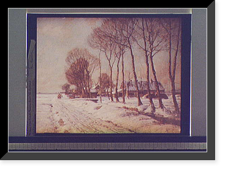 Snow clad fields in morning light - 2 Classic, Antique Wall Art