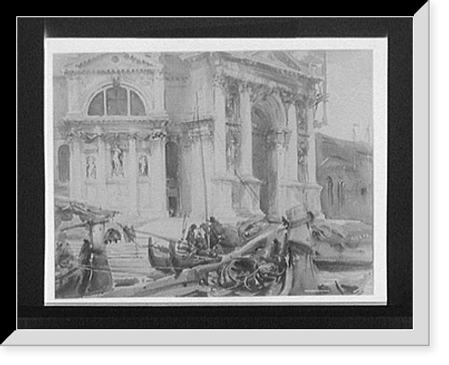 Historic Framed Print, [Santa Maria della Salute],  17-7/8" x 21-7/8"