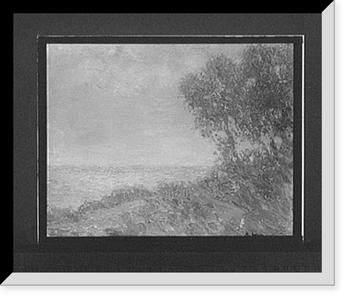 Historic Framed Print, [Lake Michigan, October],  17-7/8" x 21-7/8"