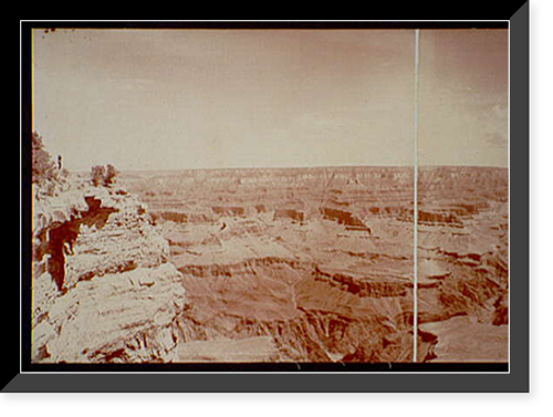 Historic Framed Print, The Grand Canyon of Arizona from O'Neill Point - 2,  17-7/8" x 21-7/8"