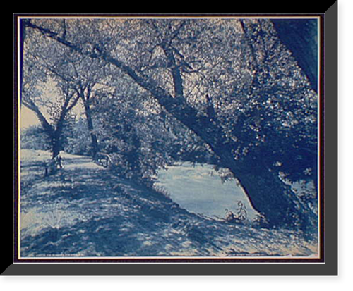 Historic Framed Print, By the Swannanoa, near Asheville, N.C.,  17-7/8" x 21-7/8"