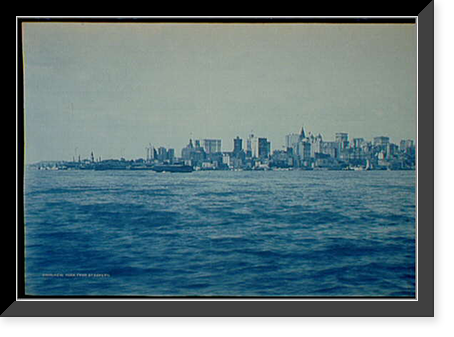 New York from Brooklyn - 11 Classic, Vintage Print