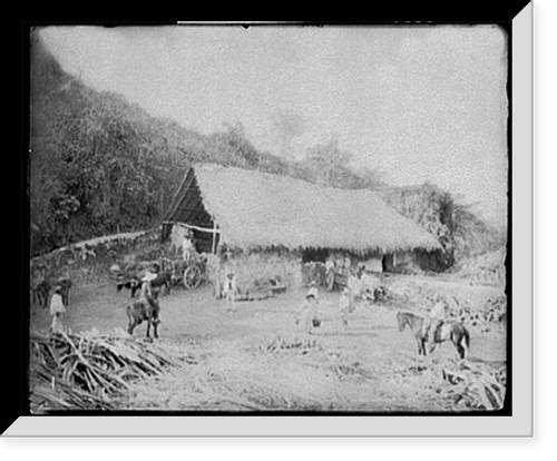 Historic Framed Print, Sugar mill, Hacienda, Temasopa [i.e. Tamasopa], Mexico,  17-7/8" x 21-7/8"