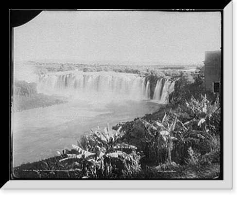 Historic Framed Print, El Salto de Juanacatlan, Mexico,  17-7/8" x 21-7/8"