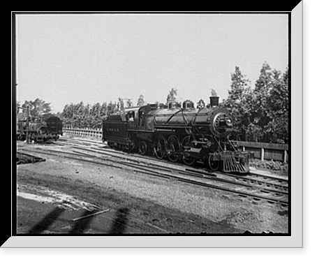 Engines 4704 and 4051 of the L.S. and M.S. railroad Classic, Vintage Wall Art